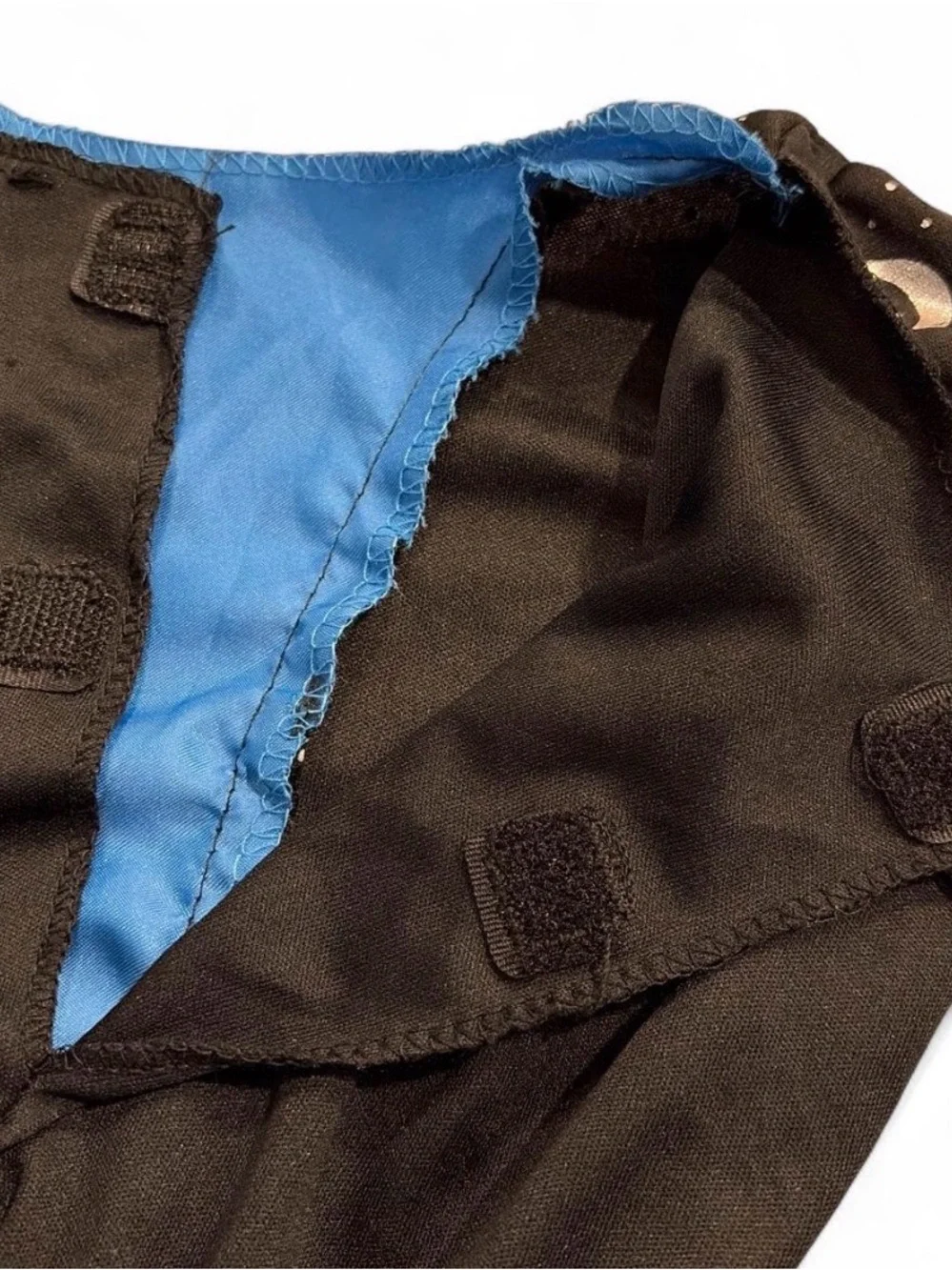 Blue & Black Starry Witch Costume Dress for Kids Sz T3 in excellent condition
